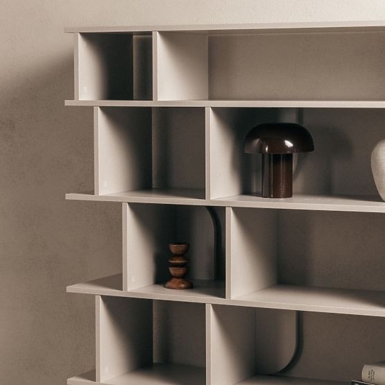 Raft înalt Rangali, culoare cașmir, rotunjit