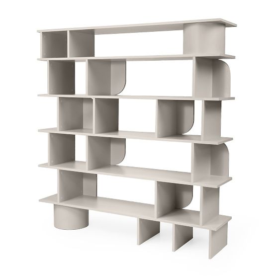 Raft înalt Rangali, culoare cașmir, rotunjit