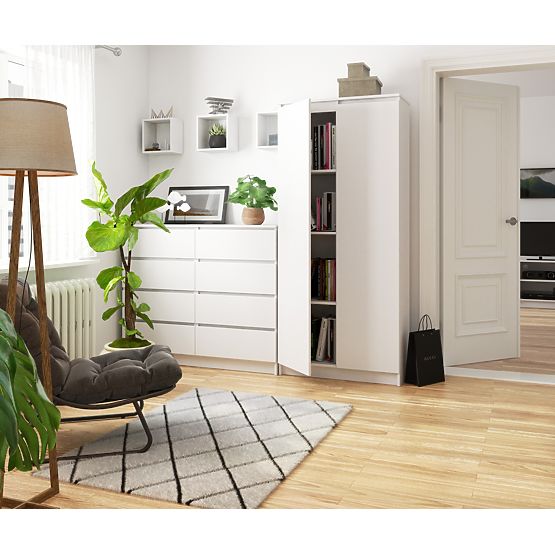 RAFT ÎNCHIS R80 2D 8P CLP ALB