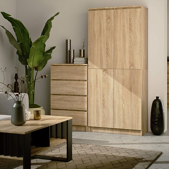 RAFT ÎNCHIS R80 2D 8P CLP STEJAR SONOMA