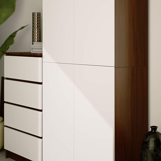 RAFT ÎNCHIS R80 2D 8P CLP WENGE / ALB