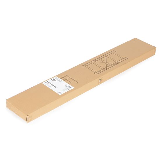 Raft larg din lemn modern LOFT cu 5 rafturi negre