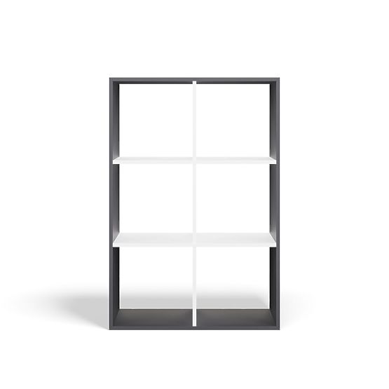 Raft Malax 2X3 ANTRACIT ALB