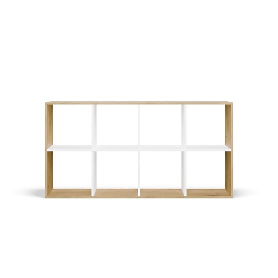 Raft Malax 2X4 Stejar Artisan Alb