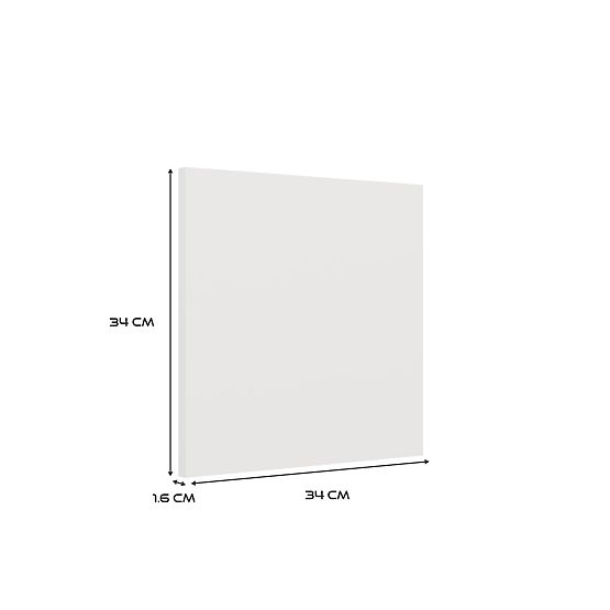 RAFT MALAX 3x3 H ALB CU 3 UȘI POLIȚE COMPARTIMENTATE 110x110 CM TIP ON