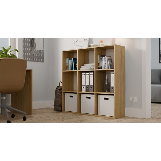 RAFT MALAX 3x3 H STEJAR ARTISAN CU PANOURI SPATE HDF SOLIDE 110x110 CM