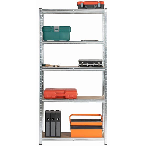 RAFT METALIC 90x40x180 ARGINTIU