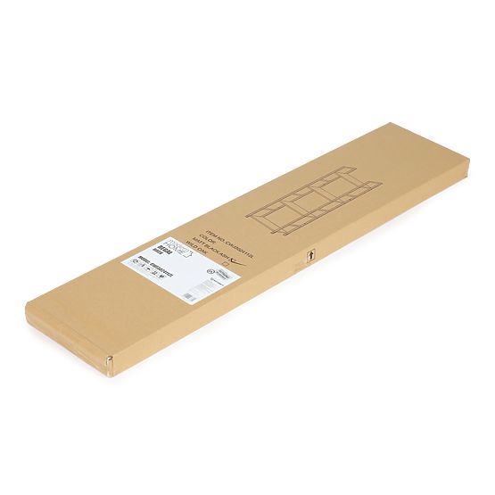 Raft modern din lemn cu cadru metalic LOFT 4 rafturi negru