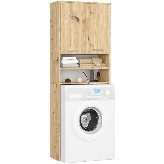 RAFT POLIȚĂ FIN PESTE MAȘINA DE SPĂLAT STEJAR ARTISAN