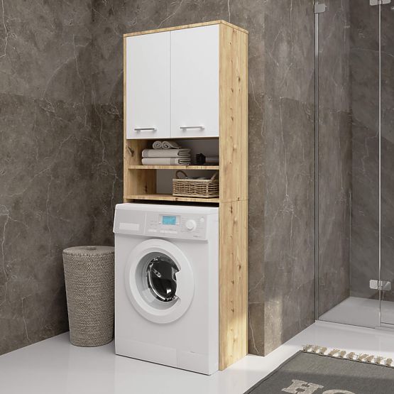 RAFTUL DE BAIE FIN COLOANĂ 2D MAȘINĂ DE SPĂLAT ARTISAN - ALB