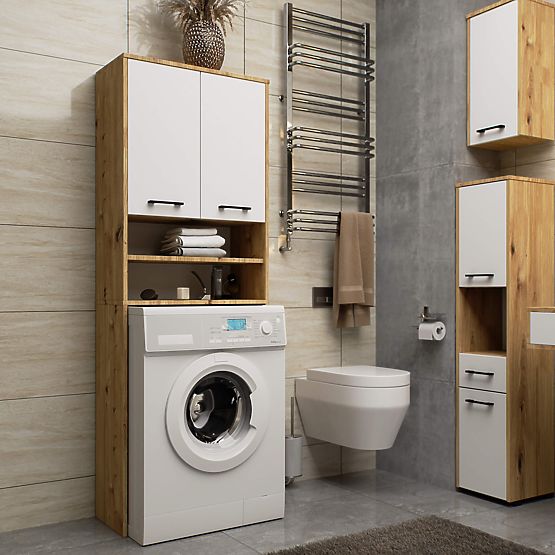 RAFTUL DE BAIE FIN COLOANĂ 2D MAȘINĂ DE SPĂLAT ARTISAN - ALB