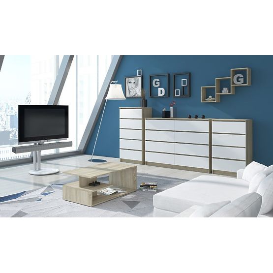 RAFTURI DE PERETE K 25x25cm SET 3 BUCĂȚI STEJAR SONOMA