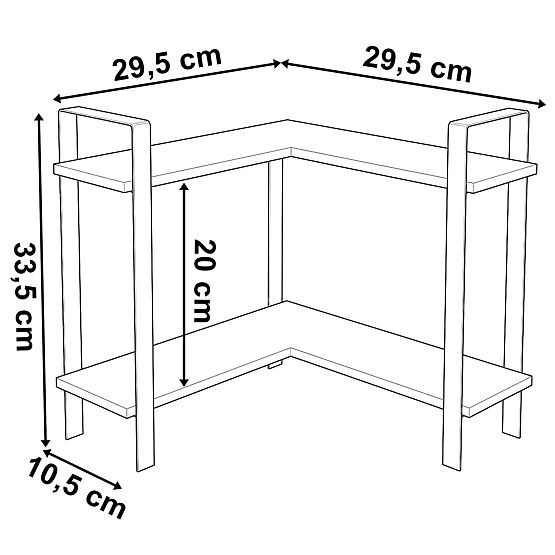 Rafturi din bambus pentru condimente SARITA