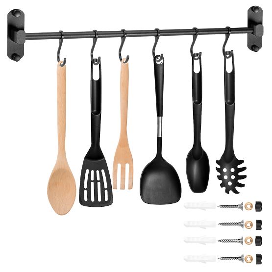 Reling pentru bucătărie și baie SIVAS negru