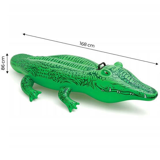 Saltea gonflabilă Aligator pentru înot 168 cm INTEX 58546