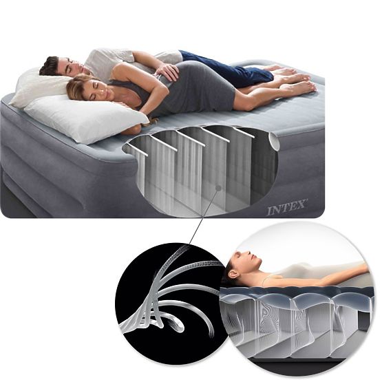 Saltea gonflabilă pentru dormit 203x152 cm dublă INTEX 64143