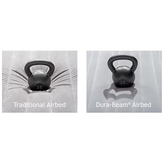 Saltea pat 236x152cm cu pompă pentru 2 persoane DELUXE 64448ND