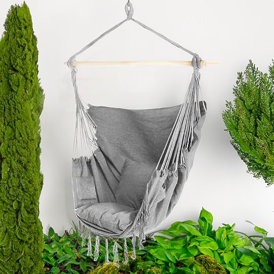 Scaun brazilian suspendat BAHIO gri