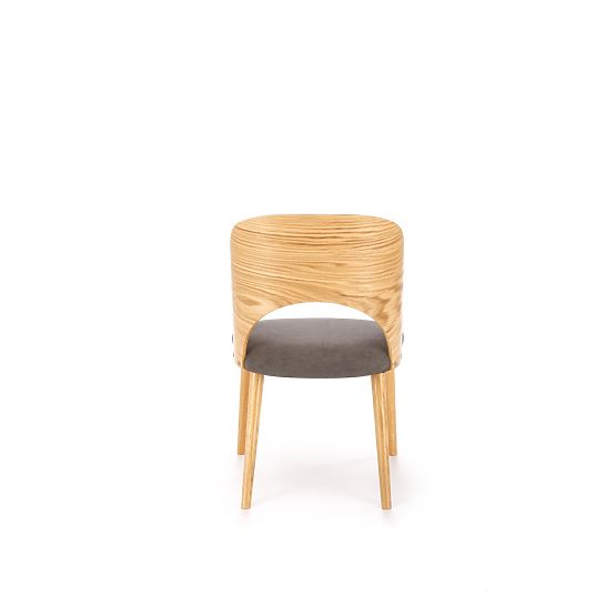 Scaun CADIZ stejar natural / gri (1p=2buc)