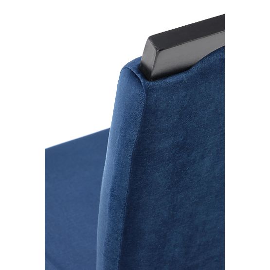 Scaun CLARION 2 negru / tapițerie: MONOLITH 77 (albastru închis) (1p=2buc)