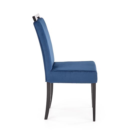 Scaun CLARION 2 negru / tapițerie: MONOLITH 77 (albastru închis) (1p=2buc)