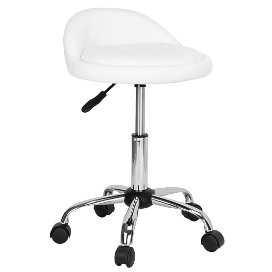 Scaun cosmetic de coafură LOMO alb