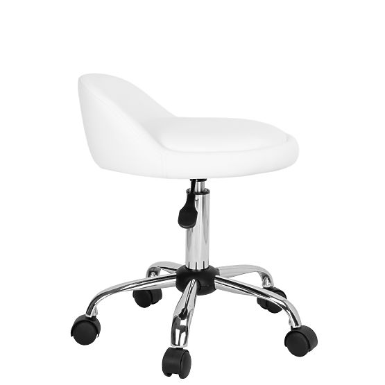 Scaun cosmetic de coafură LOMO alb
