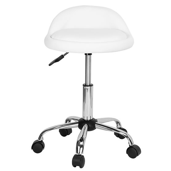Scaun cosmetic de coafură LOMO alb