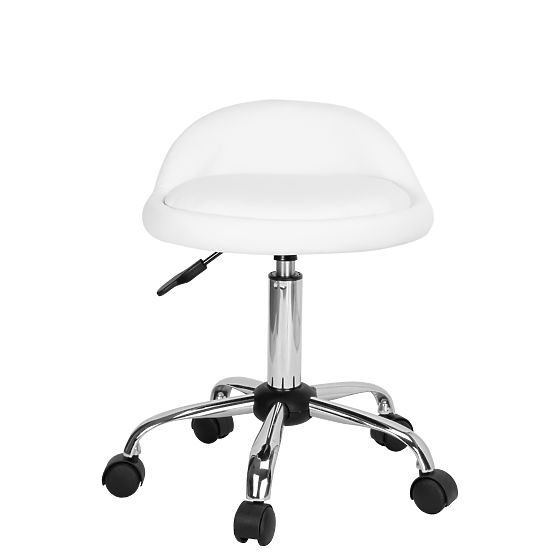 Scaun cosmetic de coafură LOMO alb