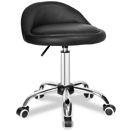 Scaun cosmetic de coafură LOMO negru