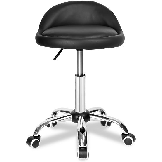 Scaun cosmetic de coafură LOMO negru