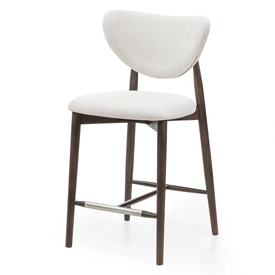 Scaun de bar Domenico bej/nuc
