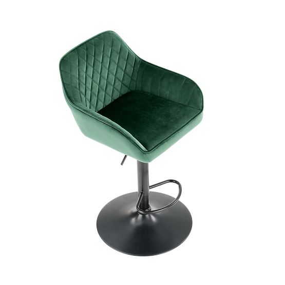Scaun de bar H103 verde închis (1p=1buc)