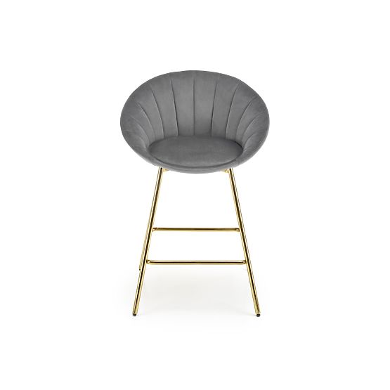 Scaun de bar H112 gri / auriu (2p=2buc)