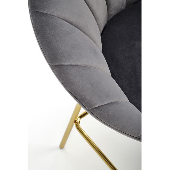 Scaun de bar H112 gri / auriu (2p=2buc)