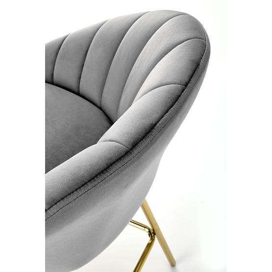 Scaun de bar H112 gri / auriu (2p=2buc)