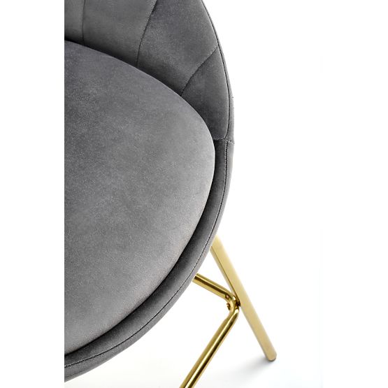 Scaun de bar H112 gri / auriu (2p=2buc)