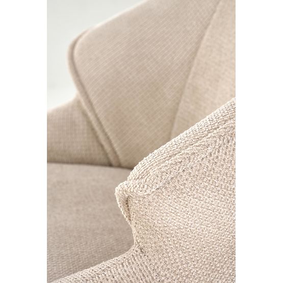 Scaun de bar H122 picioare - negru, șezut - bej (1p=2buc)