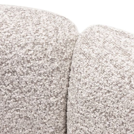 Scaun de bar tapițat Castelo gri-bej