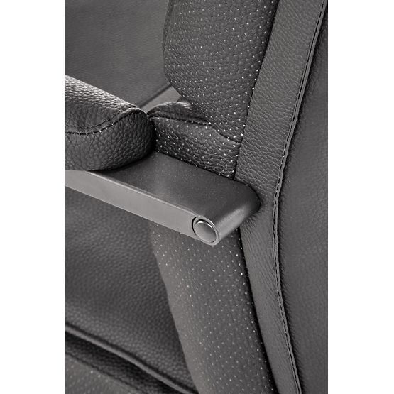 Scaun de birou ADRIANO SKID negru