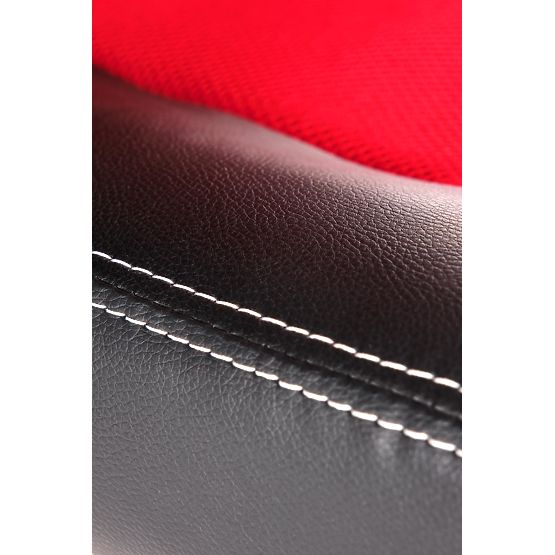 Scaun de birou BERKEL negru-roșu (1p=1buc)