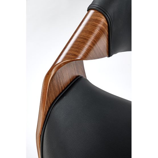 Scaun de birou BILBO negru / nuc (1p=1buc)