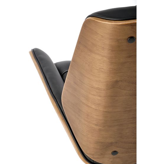 Scaun de birou GAVIN nuc / negru (1p=1buc)