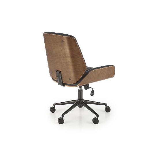 Scaun de birou GAVIN nuc / negru (1p=1buc)