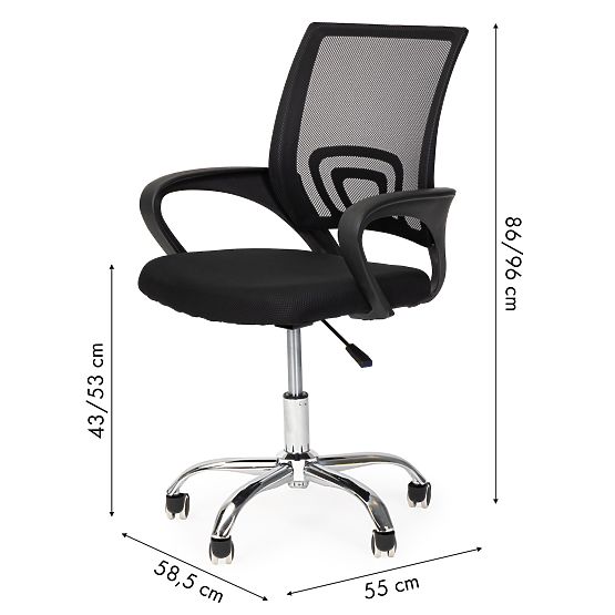 Scaun de birou rotativ profilat