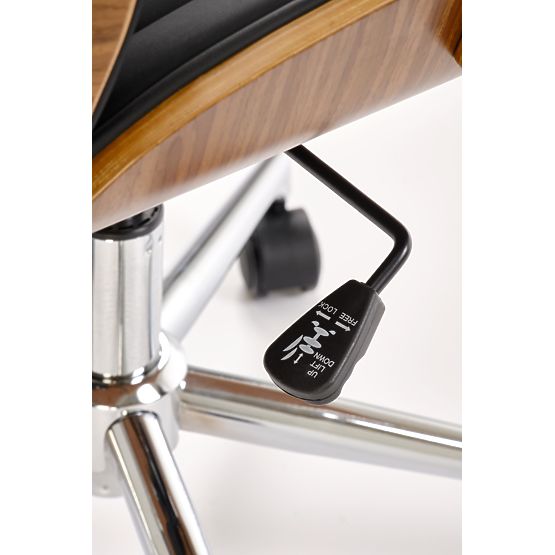 Scaun de birou TIMBER nuc/negru