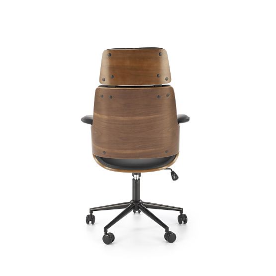 Scaun de birou WEBER nuc / negru