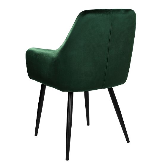 Scaun de catifea ATLANTA VELVET verde închis