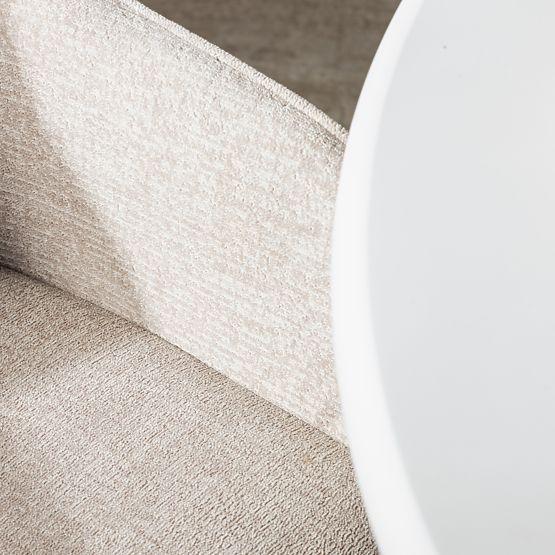 Scaun de masă Berisso, cappuccino/picioare negre