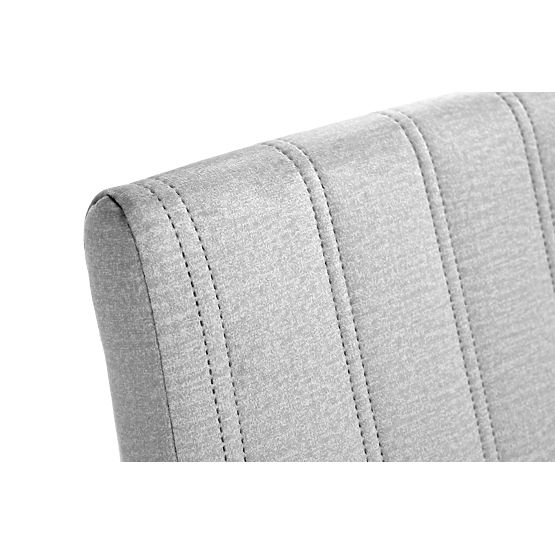 Scaun de masă DIEGO 2 - gri deschis/negru